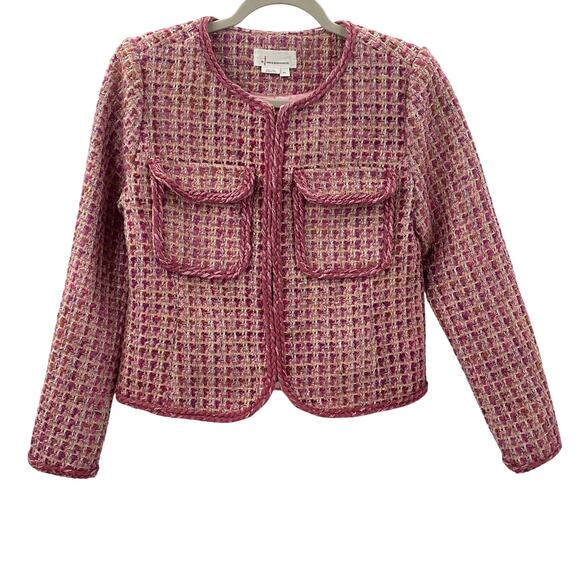 Anthropologie Rose Tweed Blazer - Picture 5 of 10